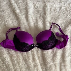 Elegant Purple Lace Bra by Victorias Secret. Size 34C. Great condition.